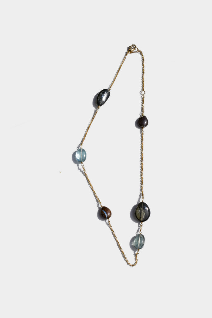 14k In Love with Two Places Necklace