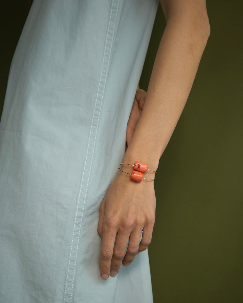 Coral Cuff Bracelet