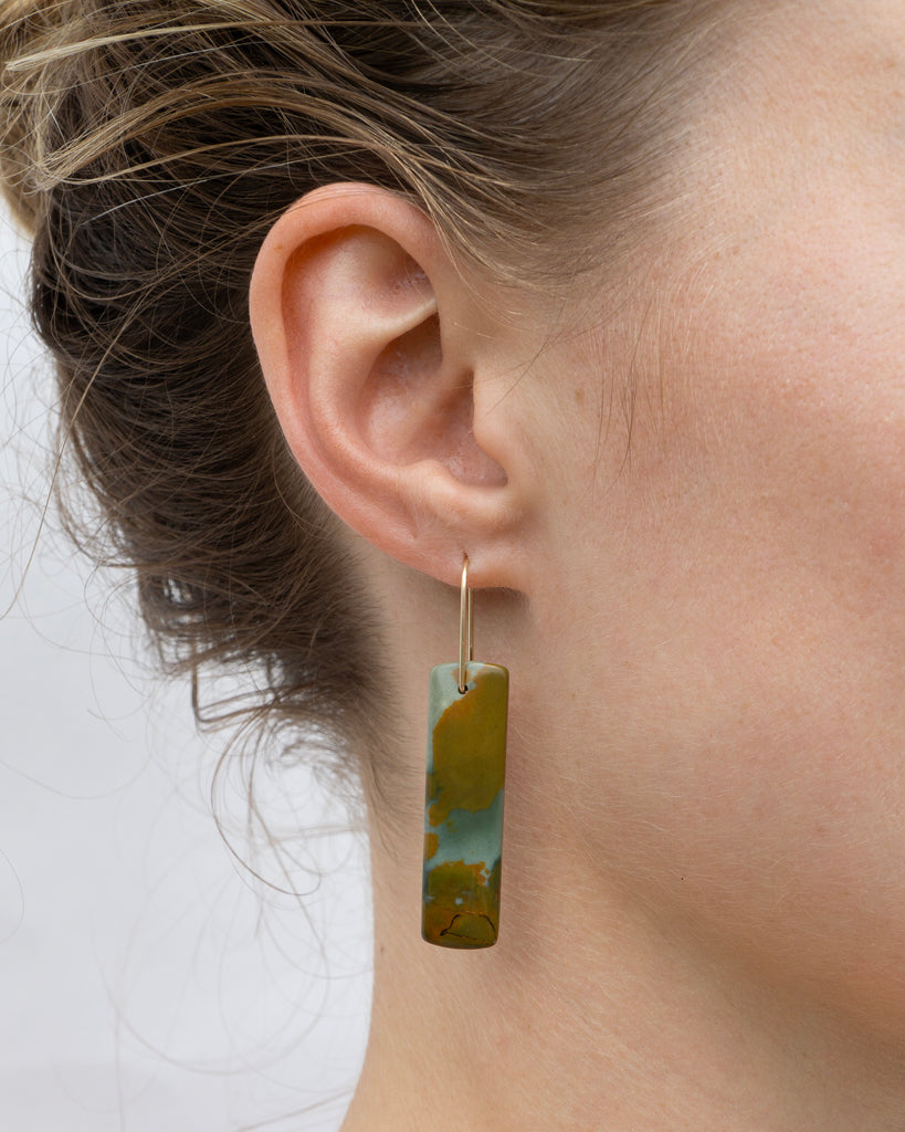Foot Paths Drop Earrings