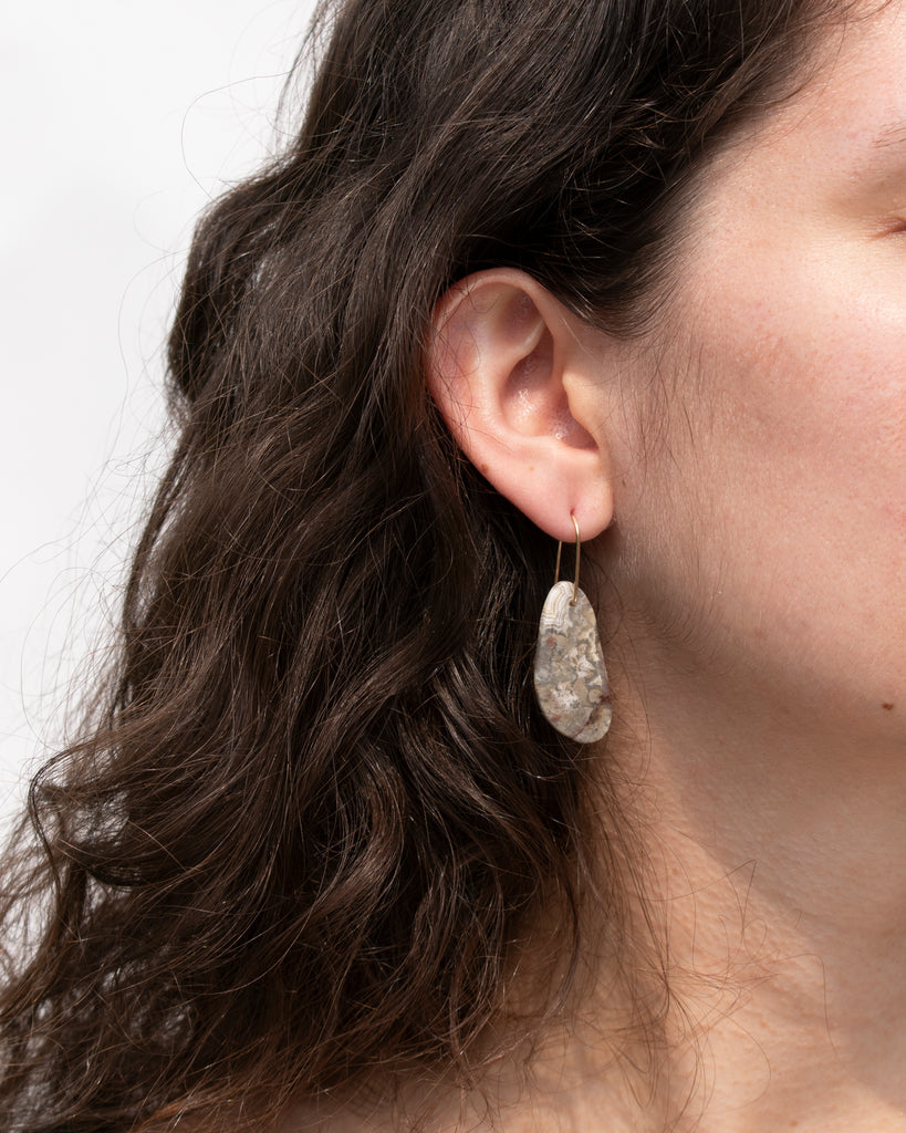 Agate Drop Earrings