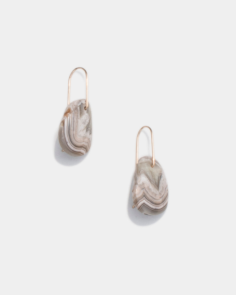 Agate Drop Earrings