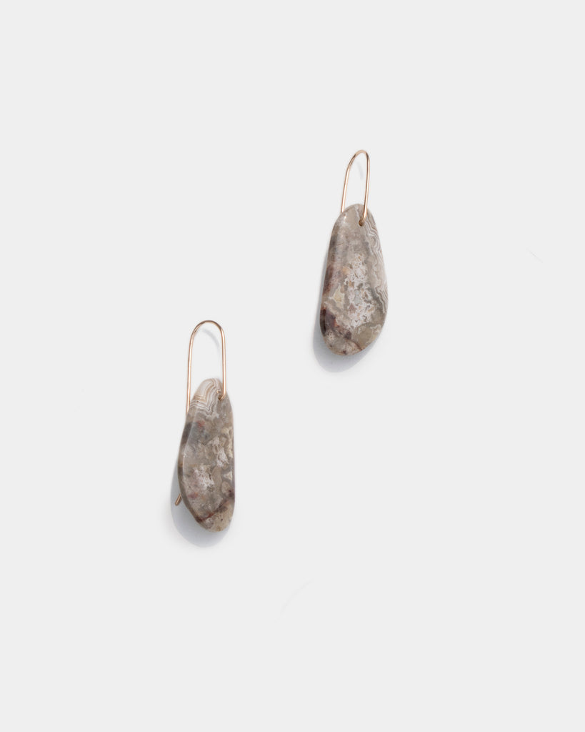 Agate Drop Earrings