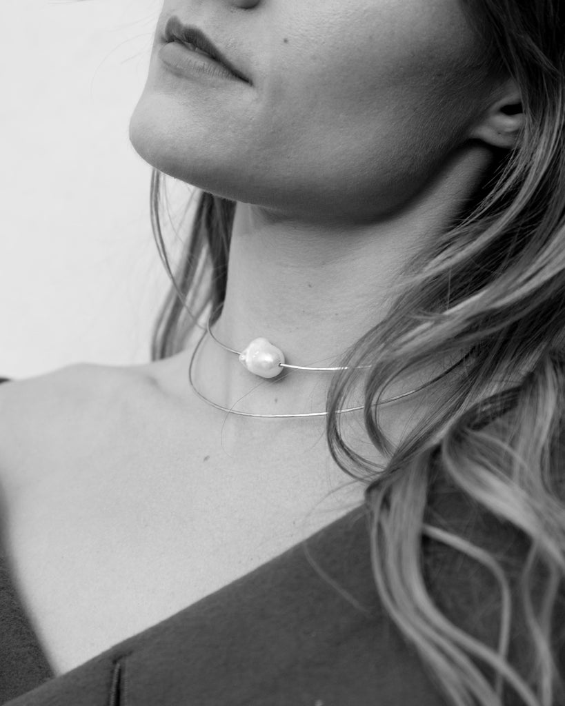 Baroque Pearl Choker