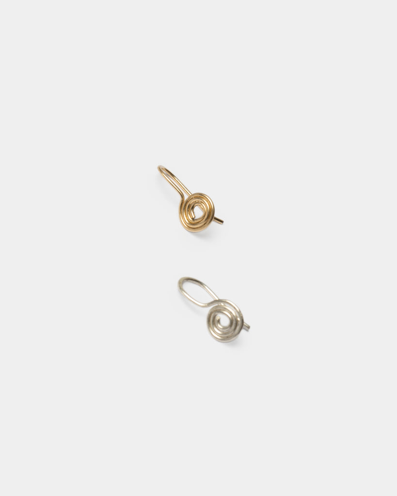 14k & Sterling Drop Earrings