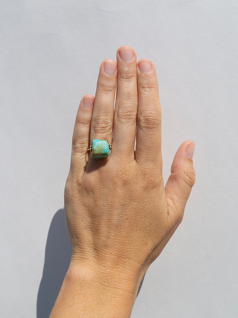 Turquoise Bead Rings