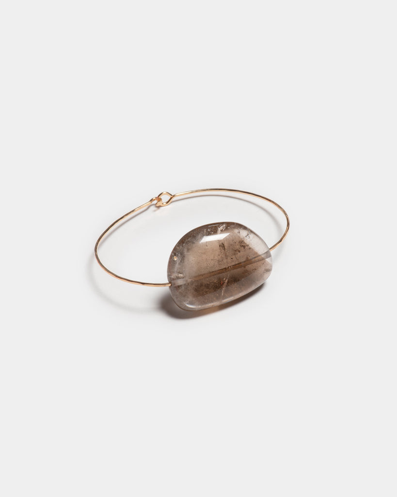 Smokey Quartz Cuff Bracelet