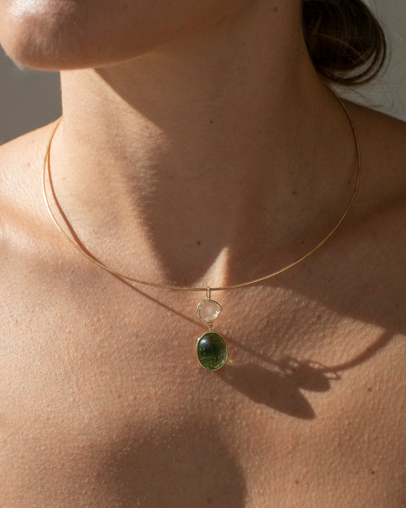 14k Eastern Landscape Pendant