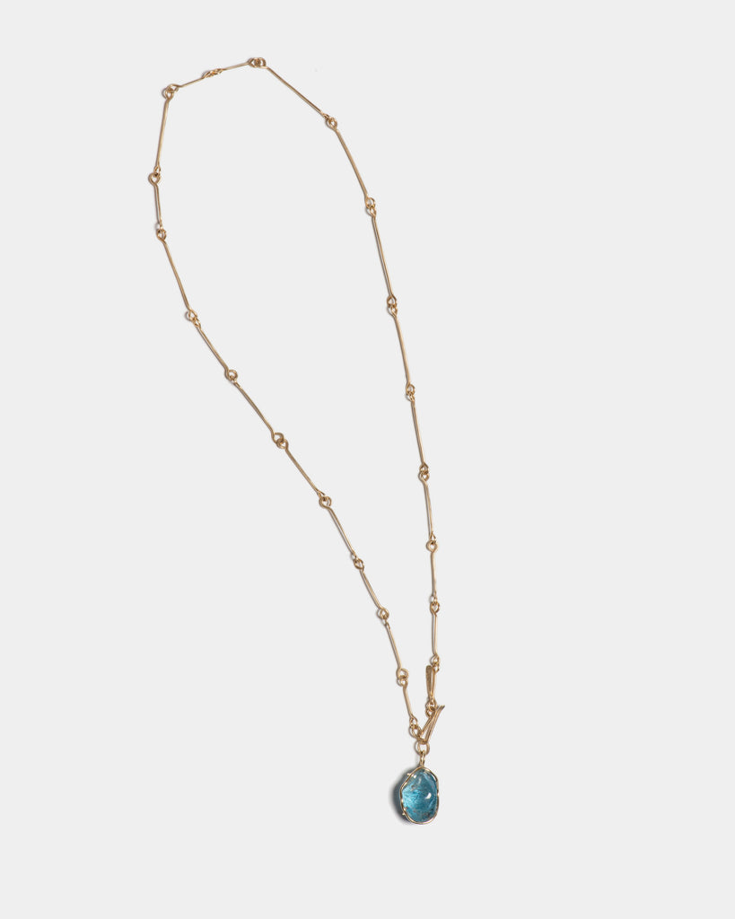 14k Siren Wave Pendant