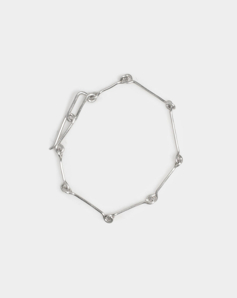 Sterling Bone Chain Bracelet