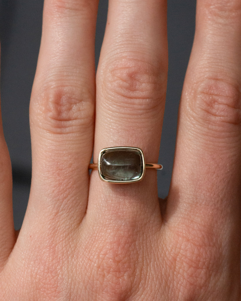 14k Mountain Peak Ring