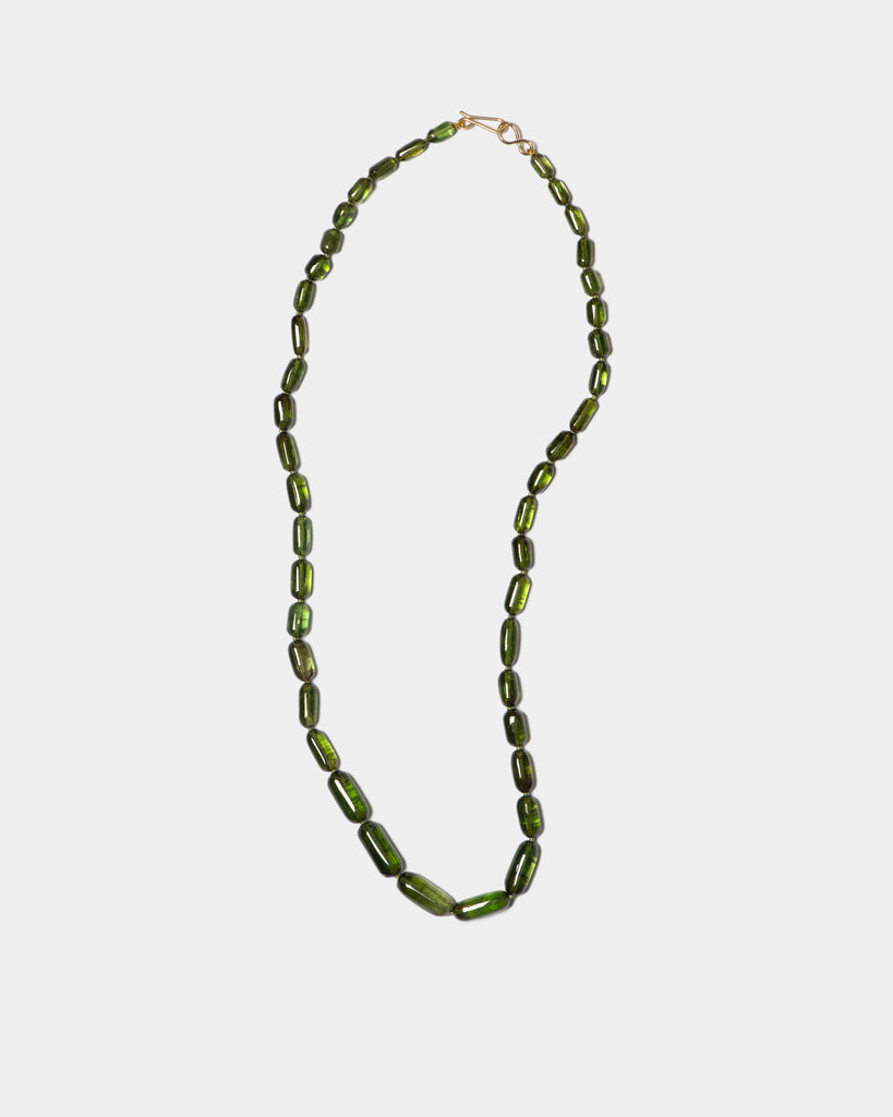 14k Tourmaline Capsule Layering Necklace