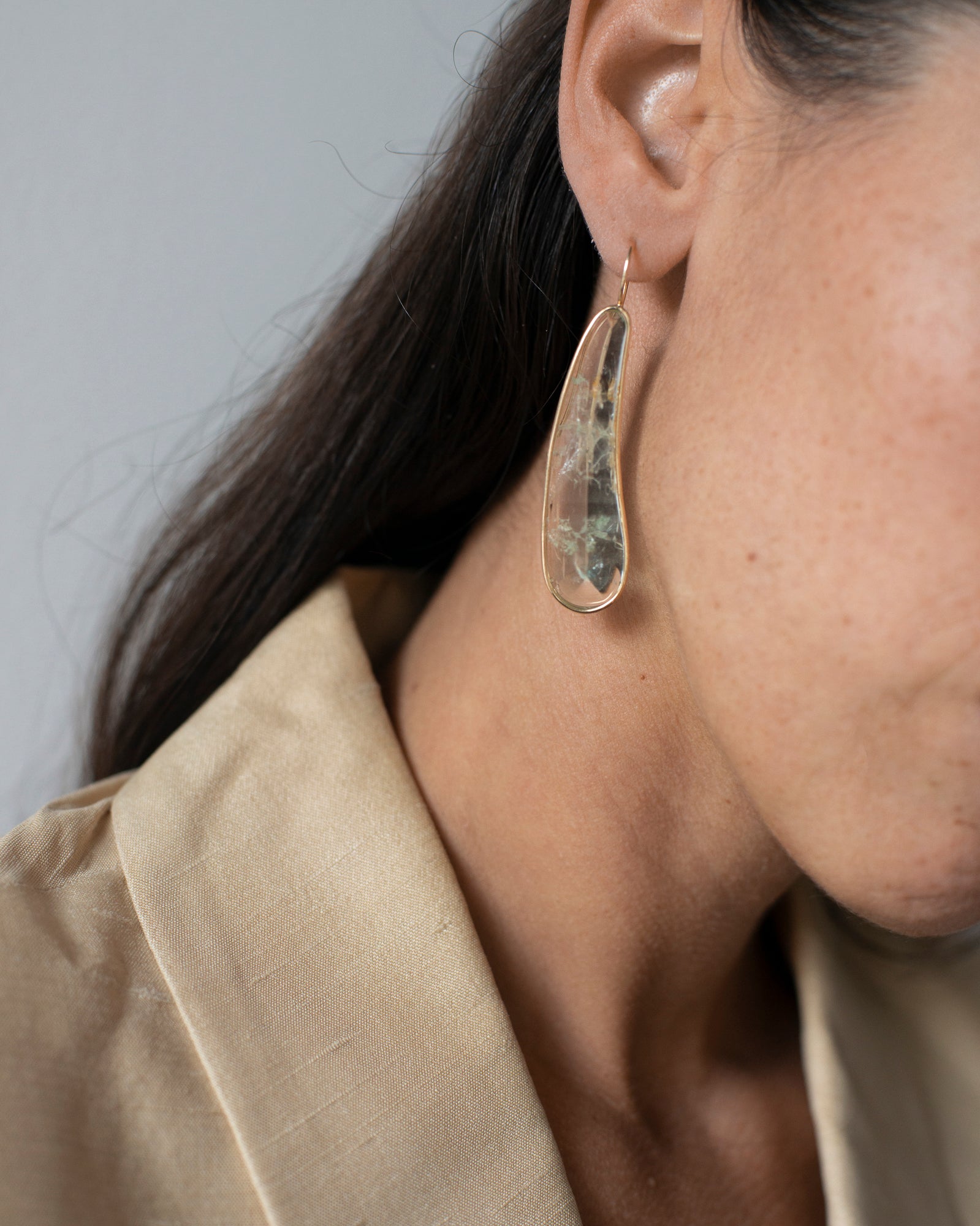 14k Soft Echo Drop Earrings