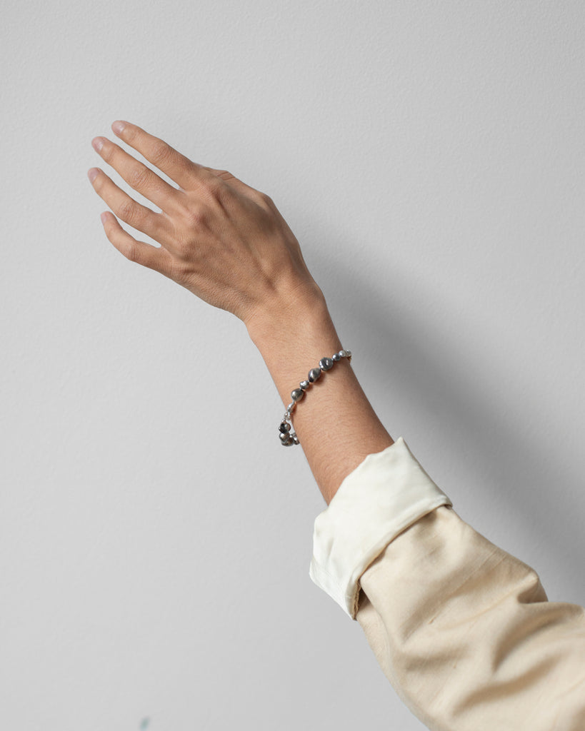 14k Keshi Pearl Layering Bracelet