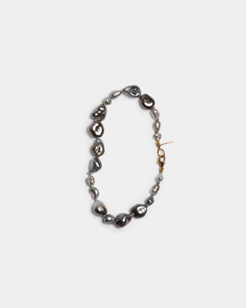 14k Keshi Pearl Layering Bracelet