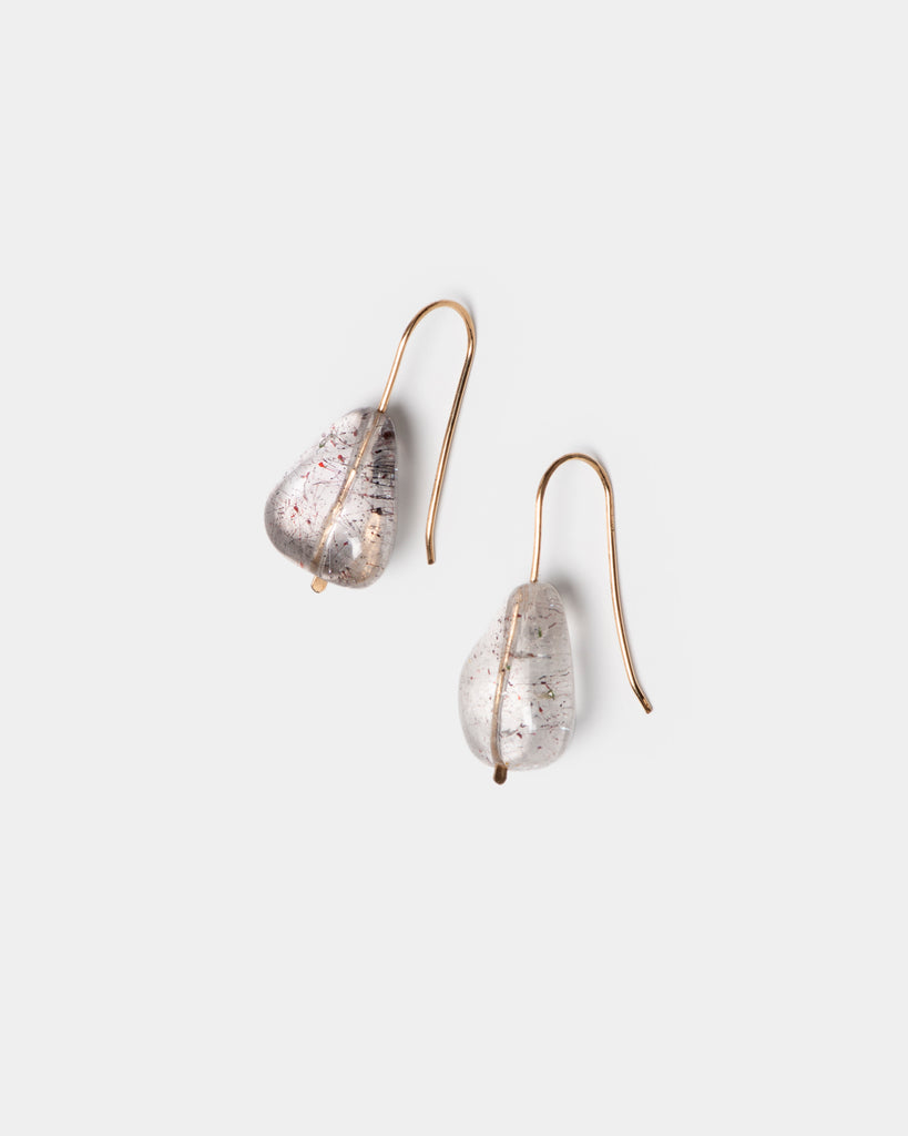 Quartz Drop Earrings