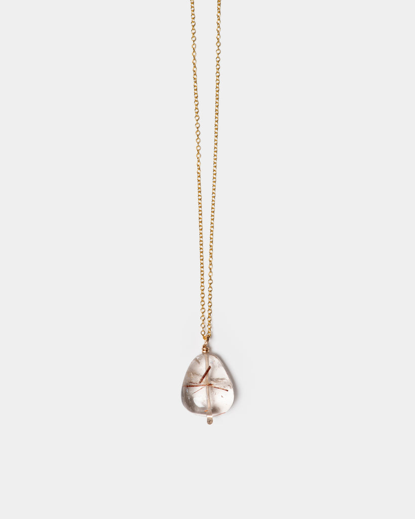 Quartz Drop Necklace