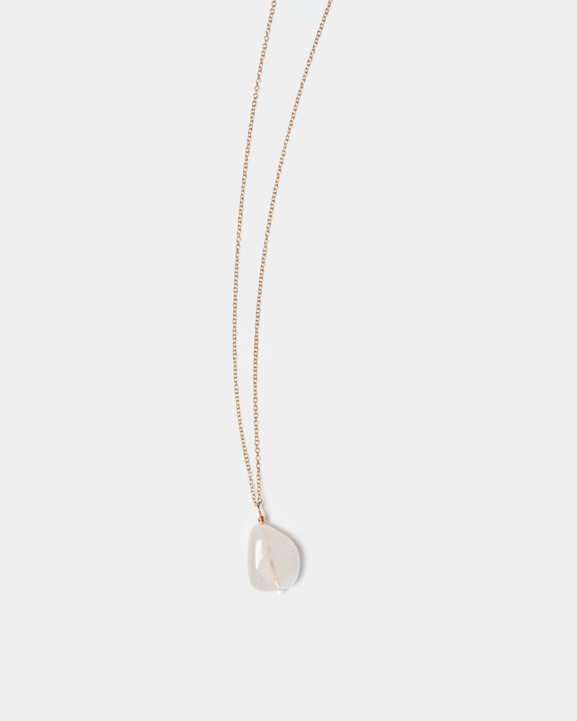 Moonstone Drop Necklace