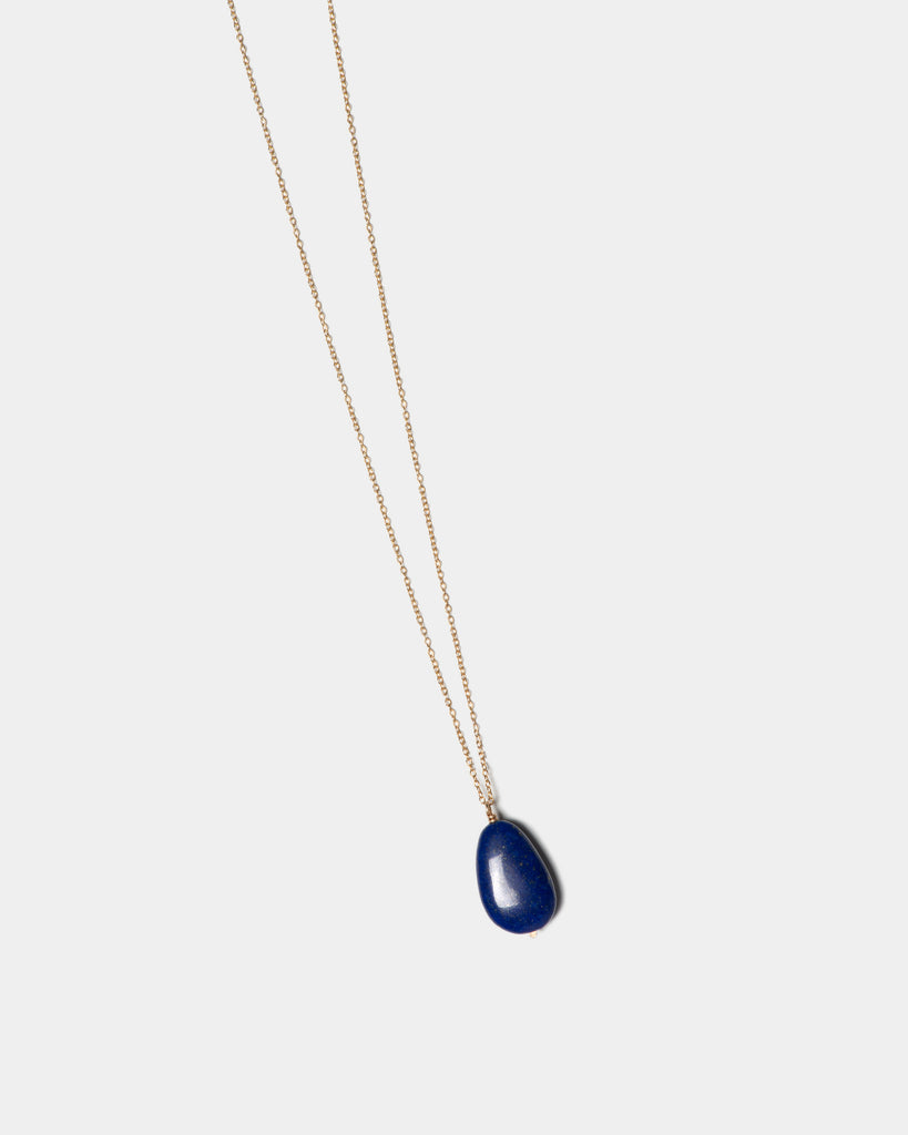 Lapis Drop Necklace