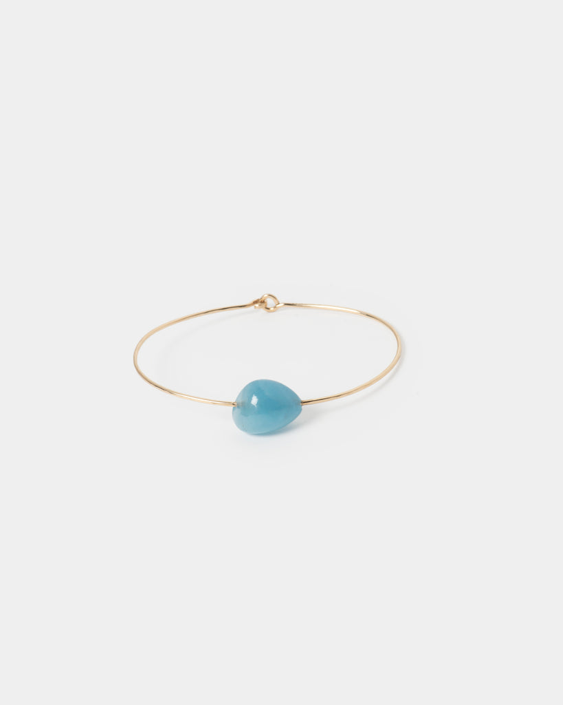 Sky Aquamarine Cuff Bracelet