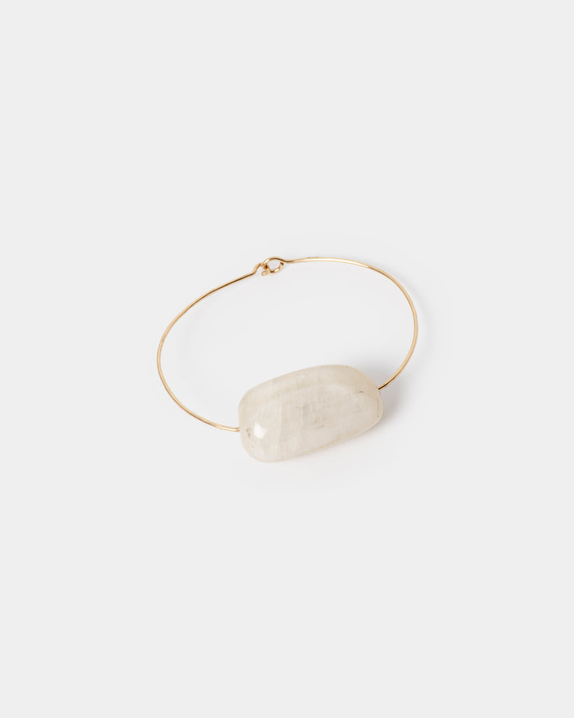 Soft White Cuff Bracelet