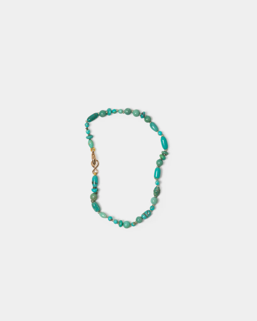 14k Turquoise Tapestry Layering Bracelet