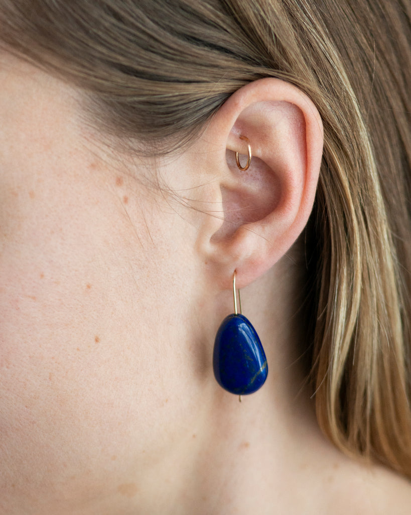 Lapis Drop Earrings