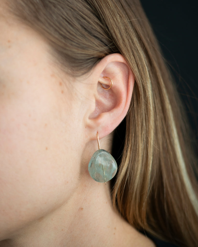 Aquamarine Drop Earrings