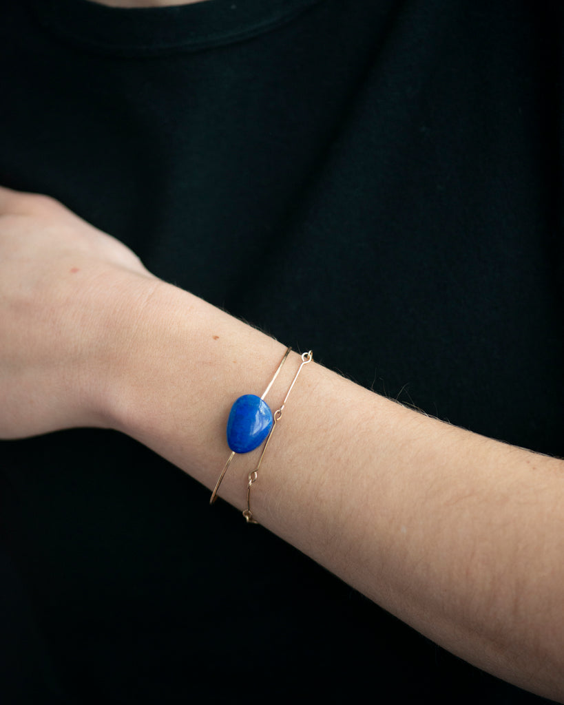Lapis Cuff Bracelet