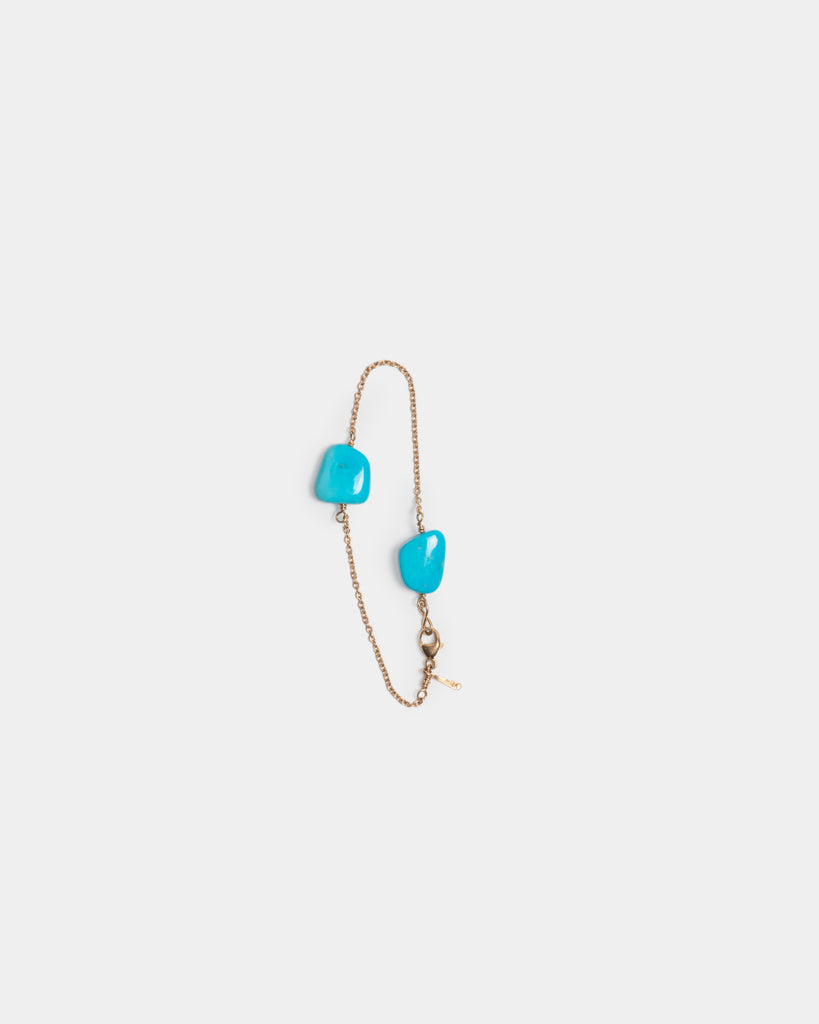 14k Robins Egg Chain Bracelet
