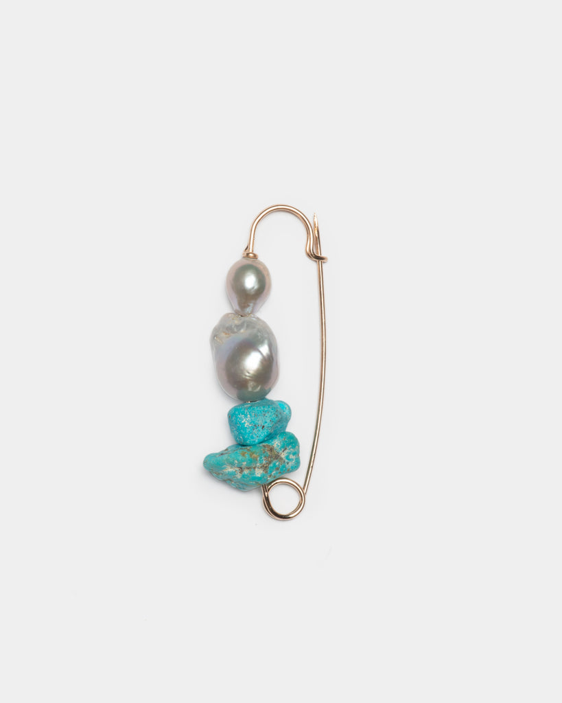 Blue Oyster Pin