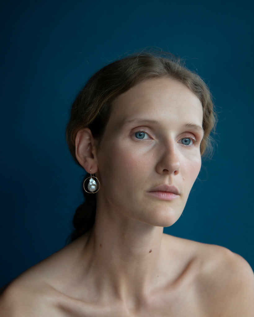 Pearl Orbit Earrings