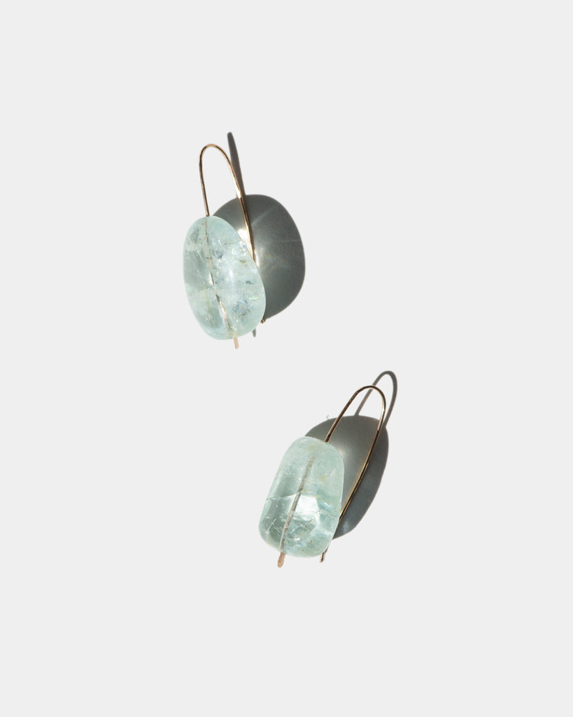 Aquamarine Drop Earrings