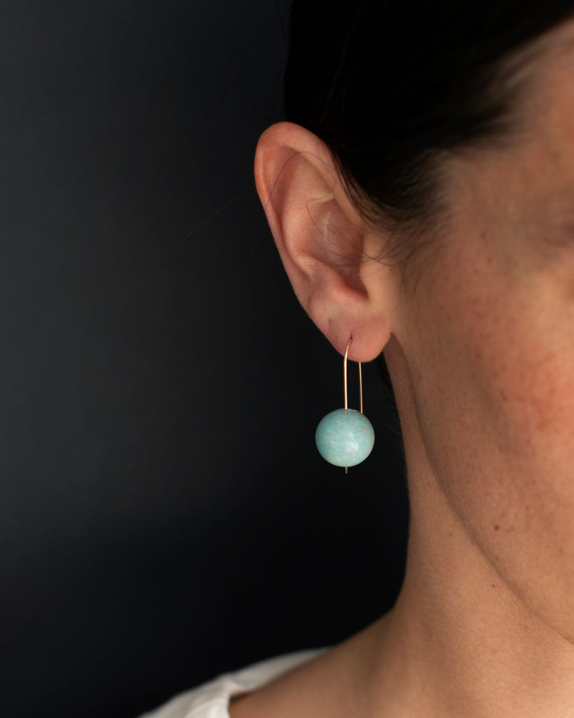 Blue to Green Earrings