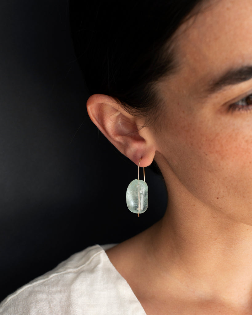 Aquamarine Drop Earrings