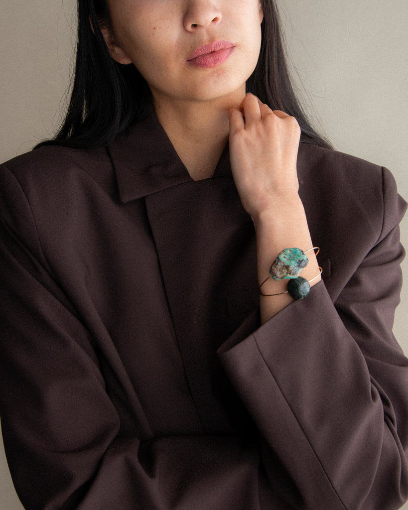 Ocean Jasper Cuff Bracelet