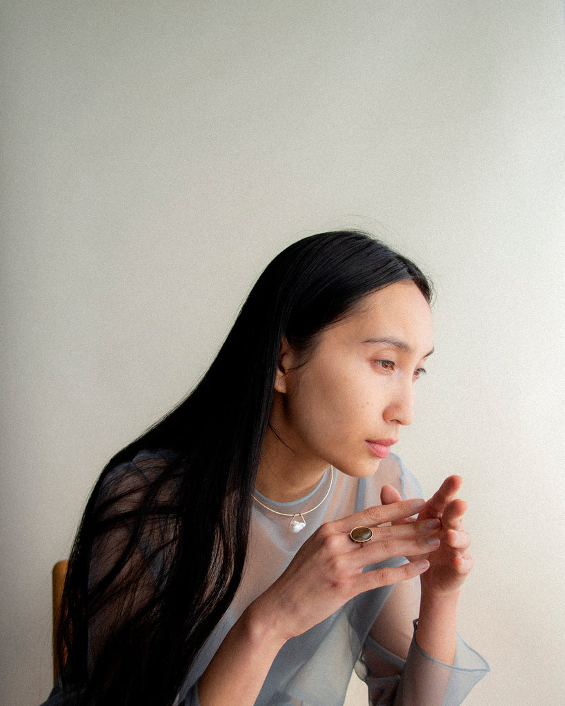 Baroque Pearl Pendulum Collar