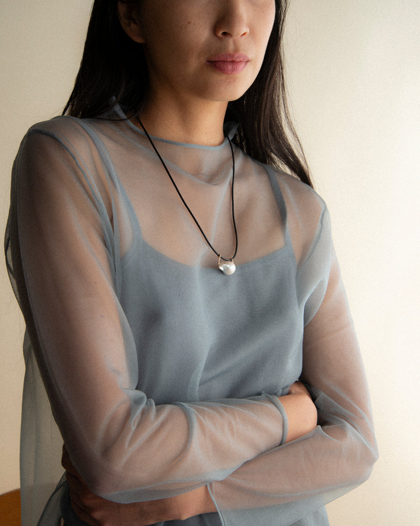 Baroque Pearl Cord Necklace