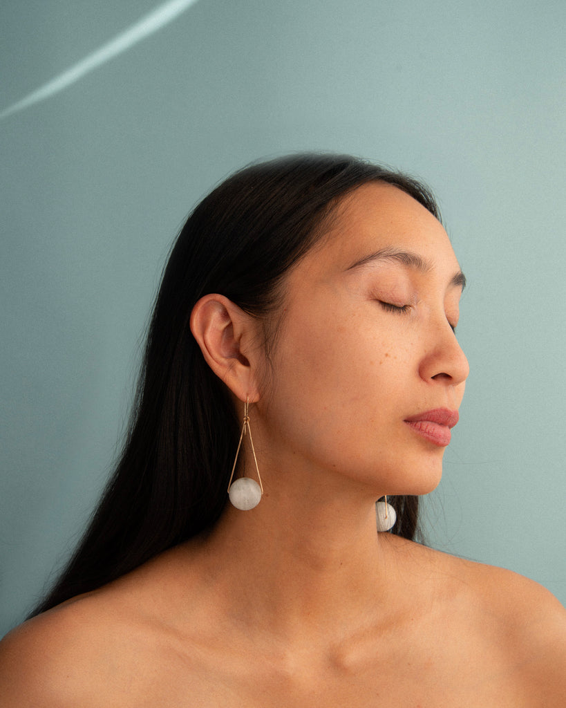 Soft Edges Pendulum Earrings
