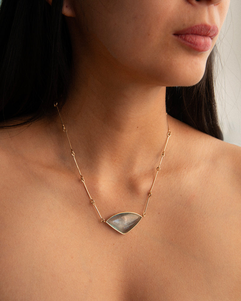 Marine Fan Necklace