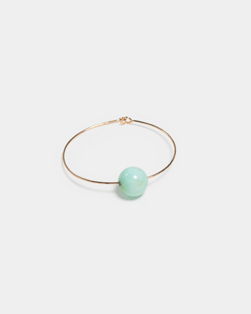 Chrysoprase Orbit Cuff Bracelet