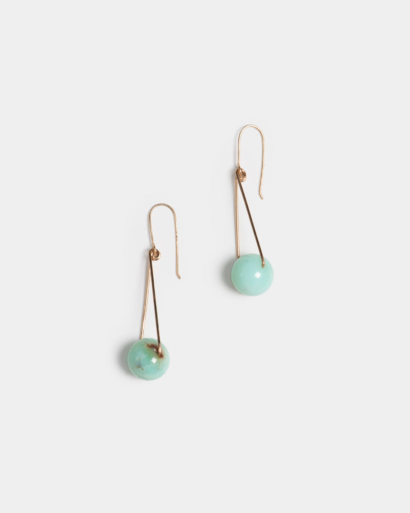 Chrysoprase Pendulum Earrings
