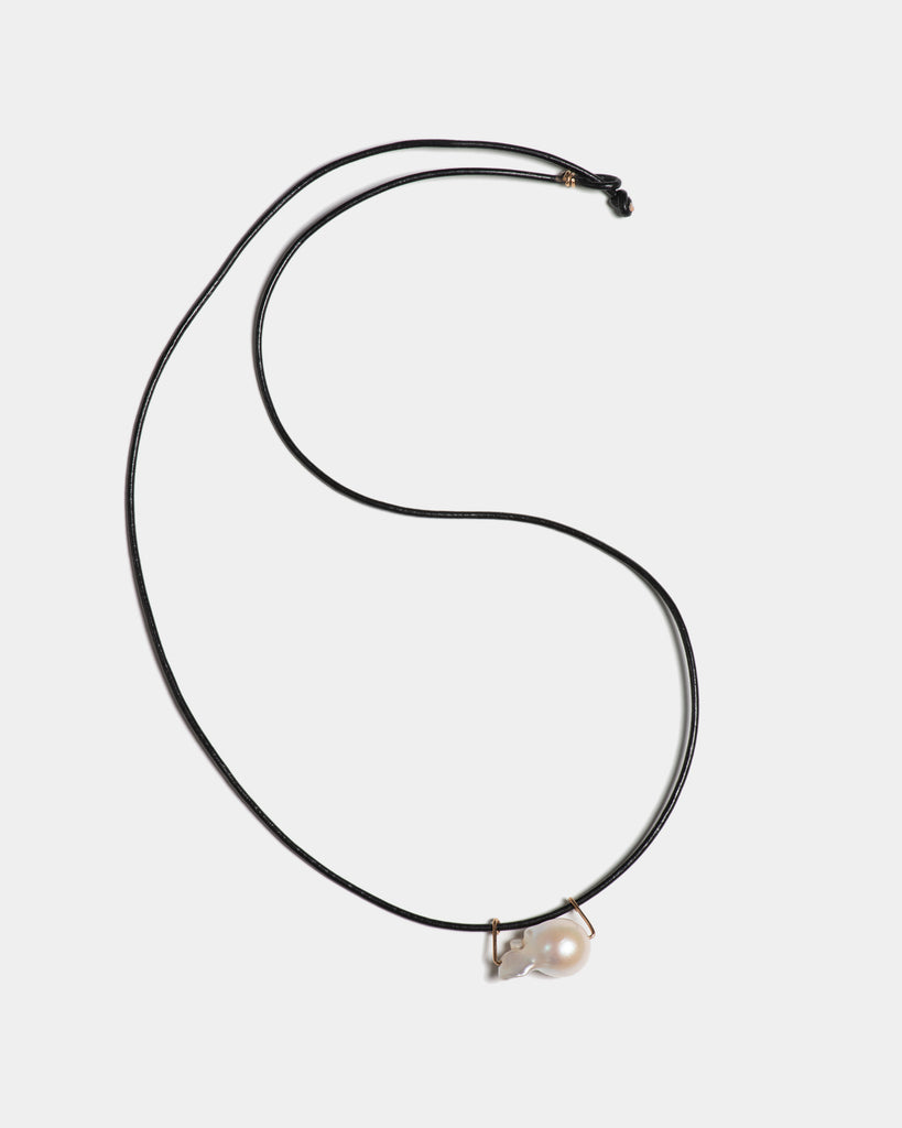 Baroque Pearl Cord Necklace