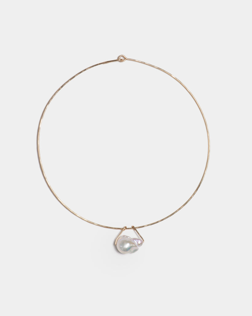Baroque Pearl Pendulum Collar