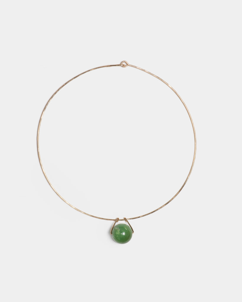 Chrysoprase Pendulum Collar