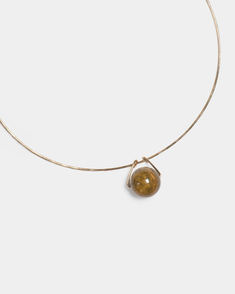 Jasper Pendulum Collar