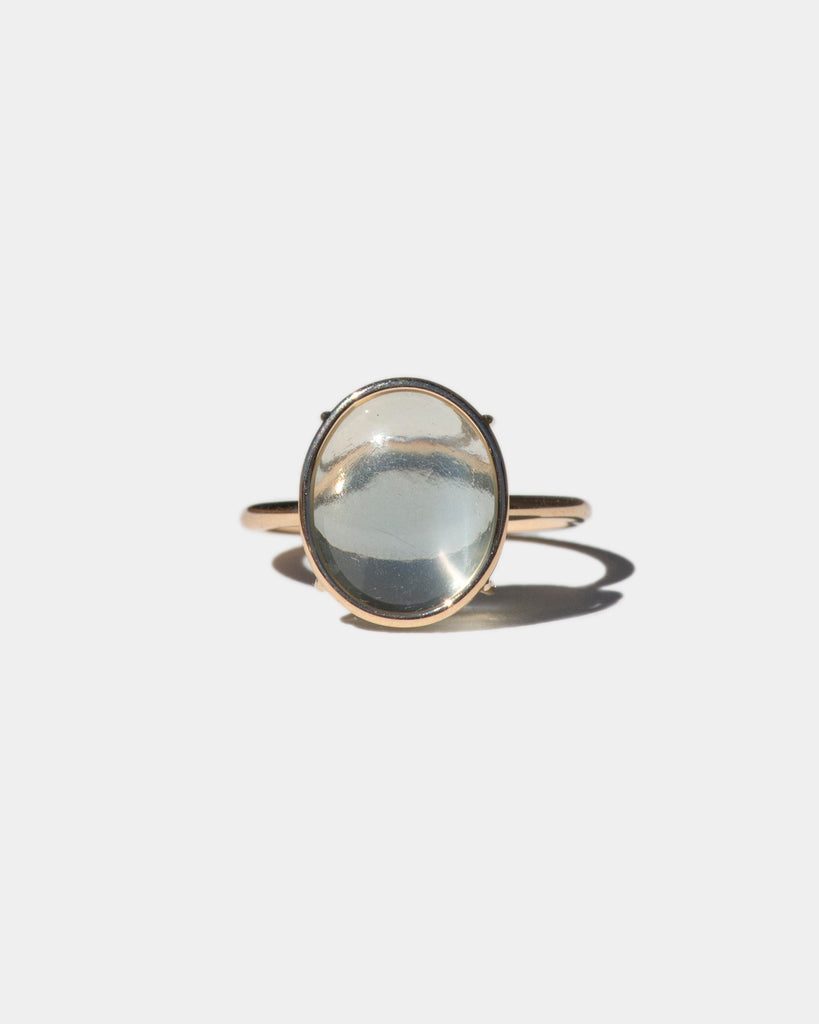 14k Late Glow Floating Ring