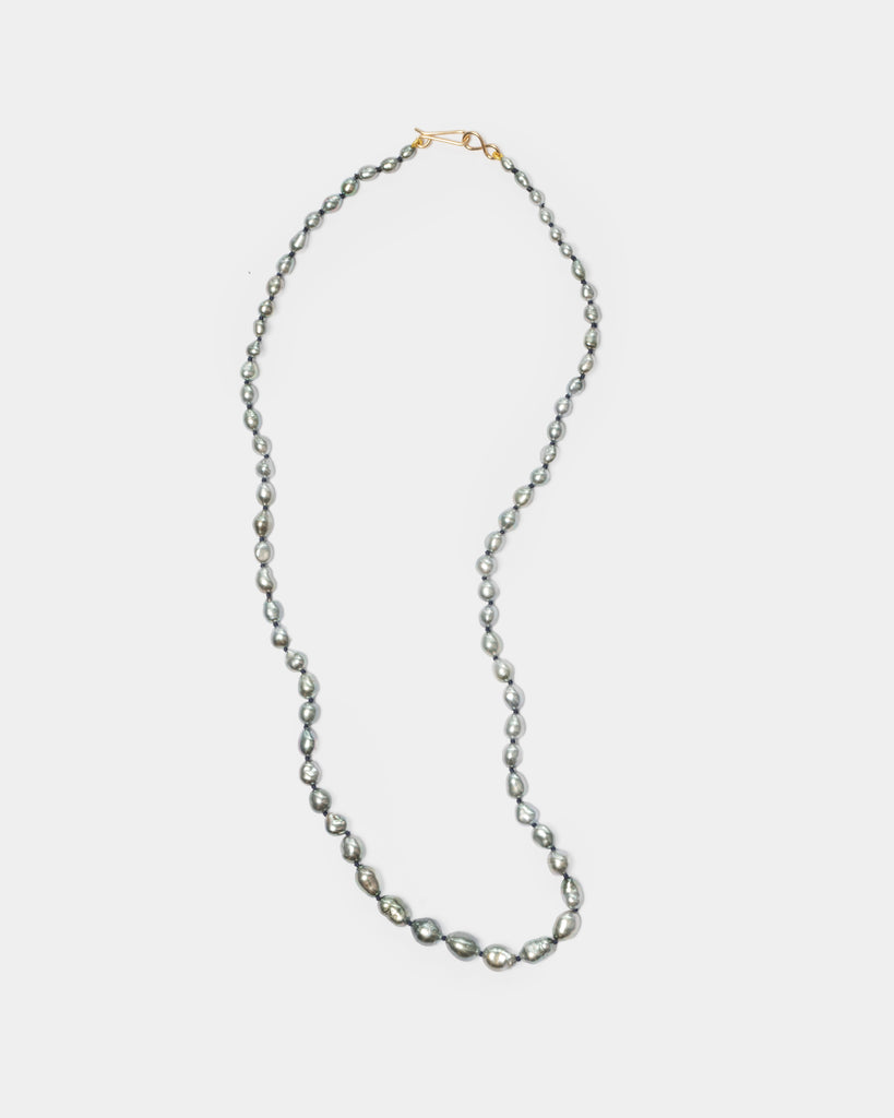 14k Graduated Keshi Pearl Layering Necklace