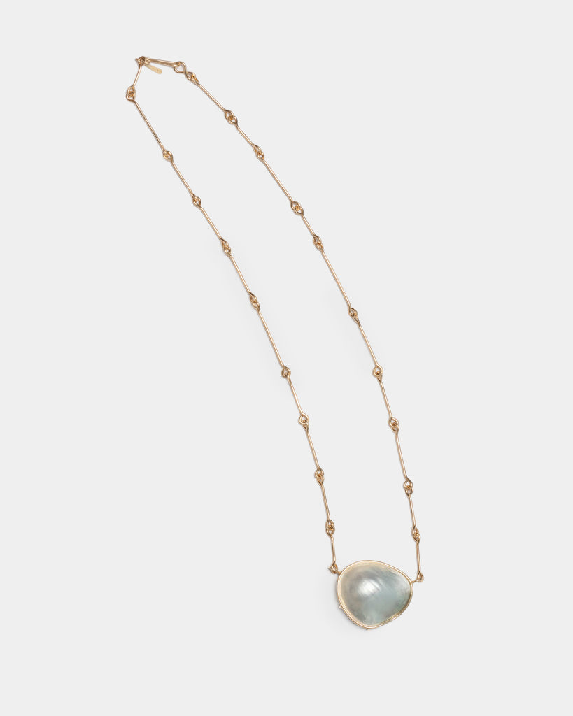 14k Mabé Pearl Bone Chain Necklace