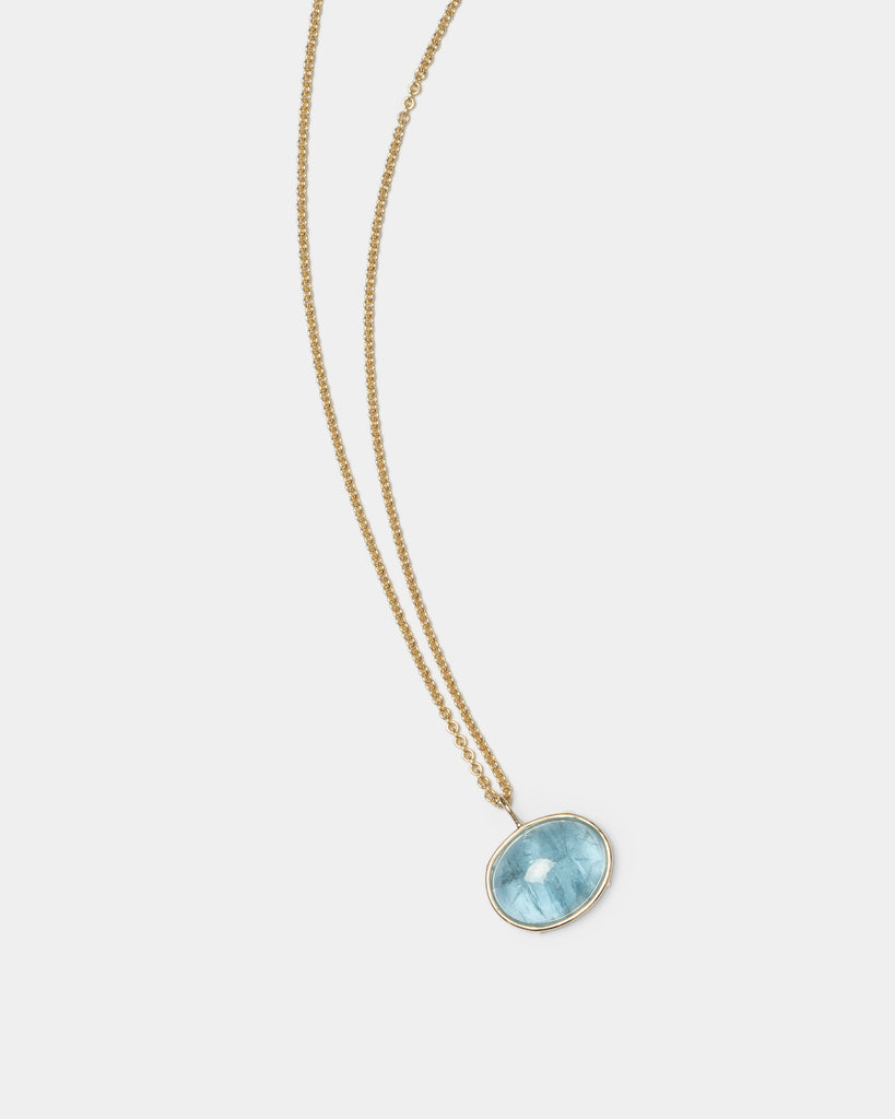 14k Bluest Eye Floating Pendant