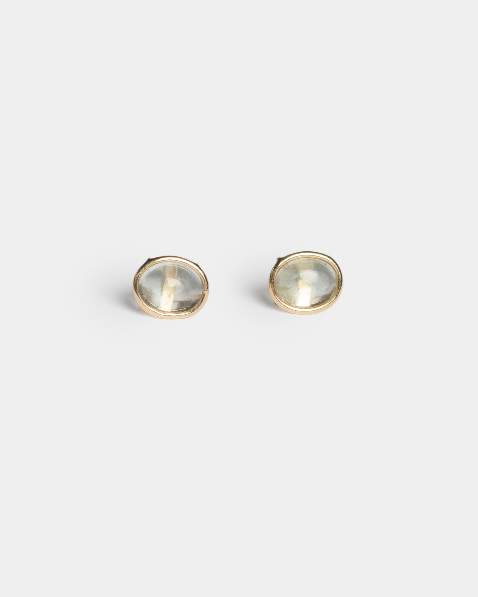14k Palest Sky Floating Studs